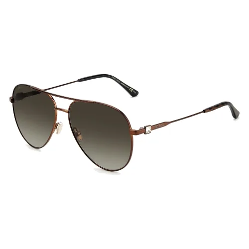 Okulary JIMMY CHOO OLLY-S-J7D. Okulary przeciwsłoneczne, Kolor brązowy. Kobieta.