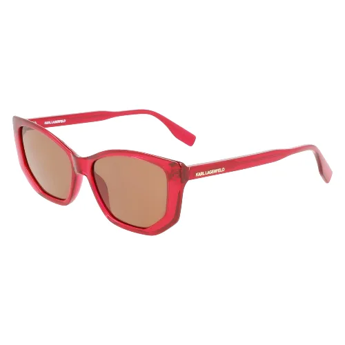 Okulary KARL LAGERFELD KL6071S-628. Okulary przeciwsłoneczne, Kolor czerwony. Kobieta.