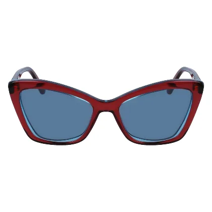 Okulary KARL LAGERFELD KL6105S-424. Okulary przeciwsłoneczne, Kolor niebieski. Kobieta.