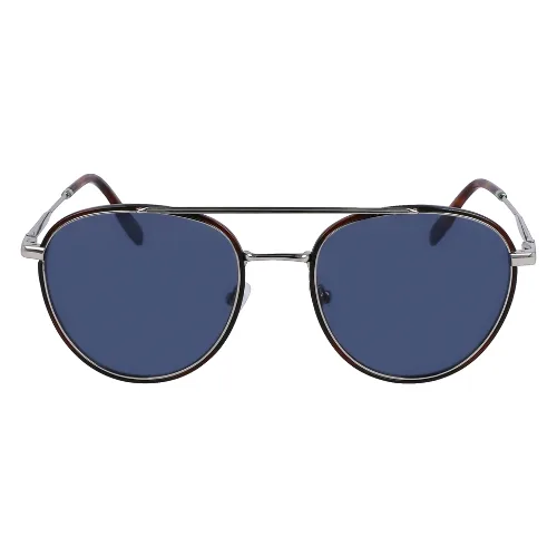 Okulary LACOSTE L258S-045. Okulary przeciwsłoneczne, Kolor szary. Mężczyzna.