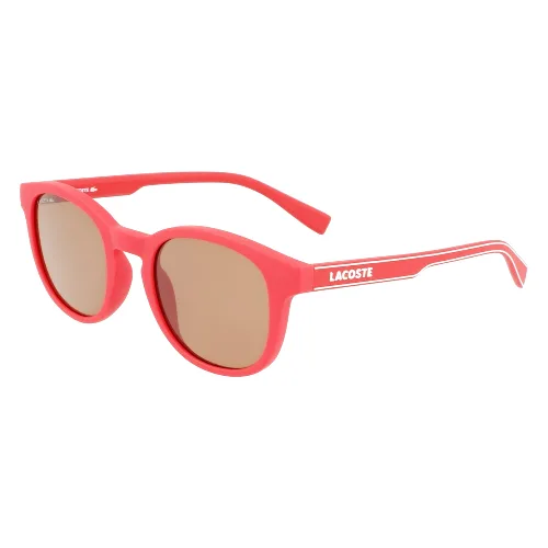 Okulary LACOSTE L3644S-615. Okulary przeciwsłoneczne, Kolor czerwony. Dziecko.