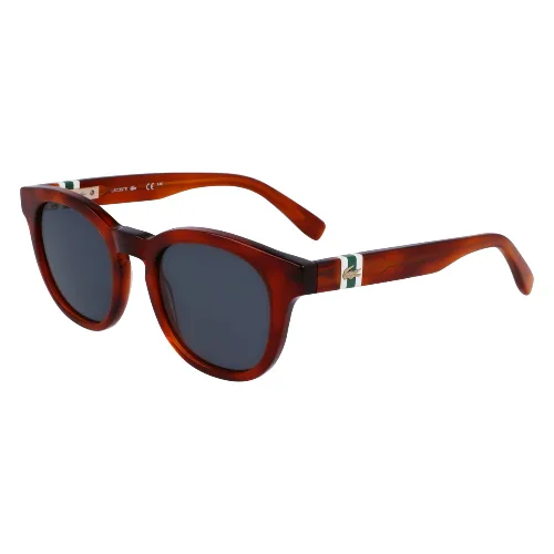 Okulary LACOSTE L6006S-218. Okulary przeciwsłoneczne, Kolor brązowy. Mężczyzna.