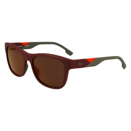 Okulary LACOSTE L6043S-601. Okulary przeciwsłoneczne, Kolor czerwony. Mężczyzna.