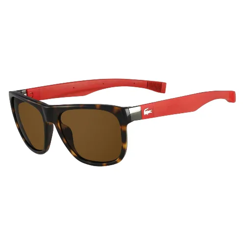 Okulary LACOSTE L664S-5517214. Okulary przeciwsłoneczne, Kolor brązowy. Unisex.