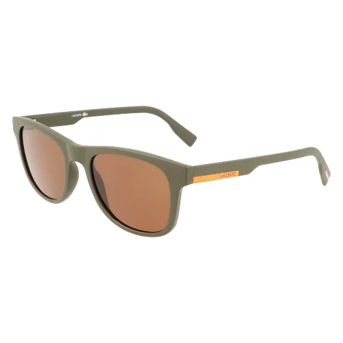 Okulary LACOSTE L969S-5420317. Okulary przeciwsłoneczne, Kolor brązowy. Unisex.