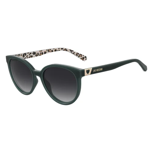 Okulary LOVE MOSCHINO MOL041-S-SK8. Okulary przeciwsłoneczne, Kolor zielony. Kobieta.