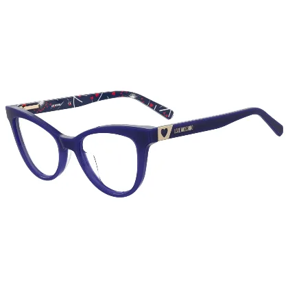 Okulary LOVE MOSCHINO MOL576-PJP. Okulary, Kolor niebieski. Kobieta.