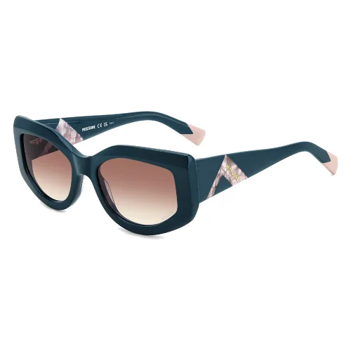 Okulary MISSONI MIS0198SZI9. Okulary przeciwsłoneczne, Kolor zielony. Kobieta.