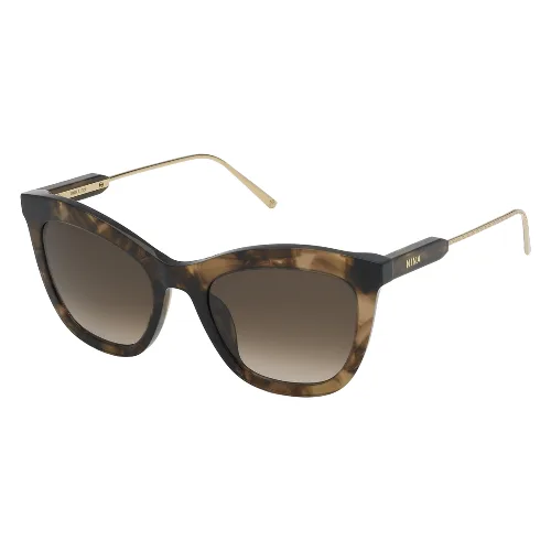 Okulary NINA RICCI SNR300520GGU. Okulary przeciwsłoneczne, Kolor brązowy. Kobieta.