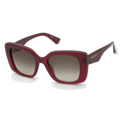 Okulary NINA RICCI SNR439-5309GR. Okulary przeciwsłoneczne, Kolor czerwony. Kobieta.