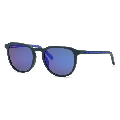 Okulary PHILIPP PLEIN SPORT SSP033-536QSB. Okulary przeciwsłoneczne, Kolor niebieski. Mężczyzna.