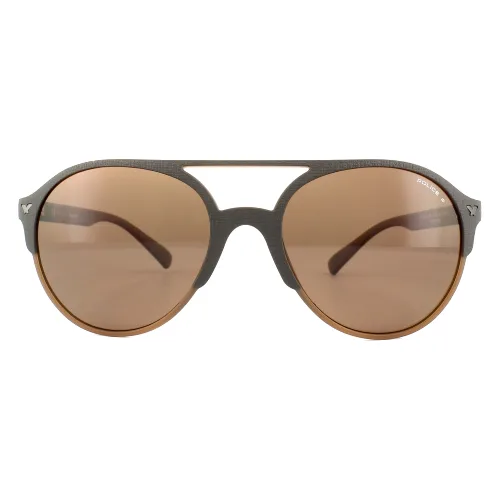 Okulary POLICE SPL1635594CP. Okulary przeciwsłoneczne, Kolor brązowy. Unisex.