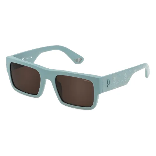 Okulary POLICE SPLL12-540M81. Okulary przeciwsłoneczne, Kolor niebieski. Mężczyzna.