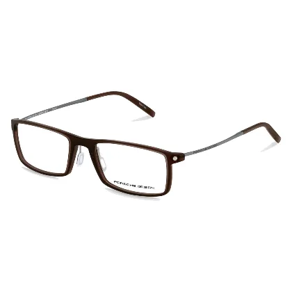 Okulary PORSCHE DESIGN P8384D55. Okulary, Kolor brązowy. Mężczyzna.