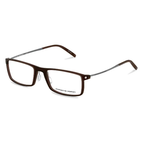 Okulary PORSCHE DESIGN P8384D55. Okulary, Kolor brązowy. Mężczyzna.