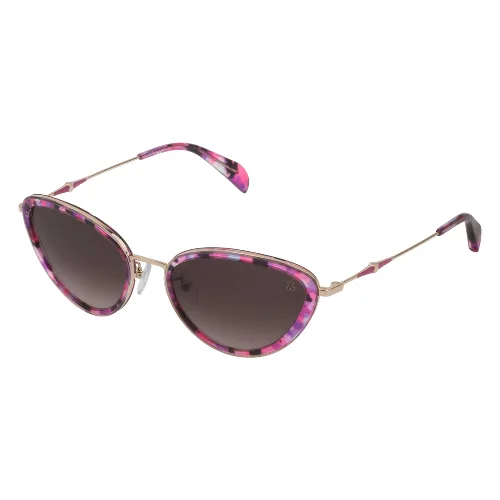 Okulary TOUS STO387-550GED. Okulary przeciwsłoneczne, Kolor czerwony havana. Kobieta.
