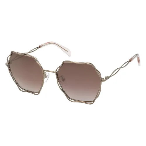 Okulary TOUS STO445-57A39G. Okulary przeciwsłoneczne, Kolor złoty. Kobieta.