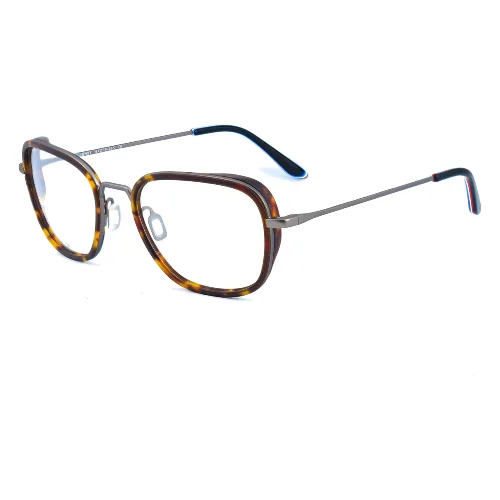 Okulary unisex Vuarnet VL18040002SUN z brązową nakładką przeciwsłoneczną
