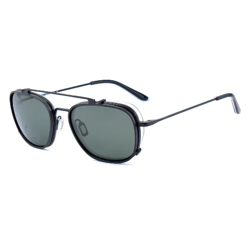 Okulary VUARNET VL18040001. Okulary z nakładką, Kolor czarny. Mężczyzna.