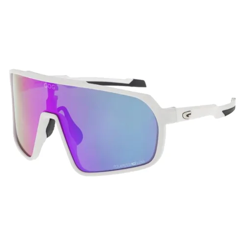 Okulary z polaryzacją GOG Okeanos - purple/green/matt white