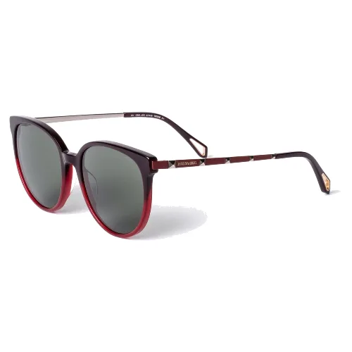 Okulary ZADIG&VOLTAIRE SZV307-5506BD. Okulary przeciwsłoneczne, Kolor czerwony. Kobieta.