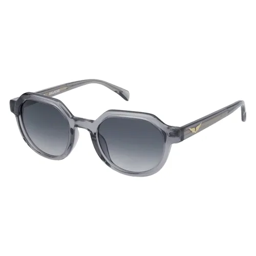 Okulary ZADIG&VOLTAIRE SZV363-4906A7. Okulary przeciwsłoneczne, Kolor szary. Unisex.