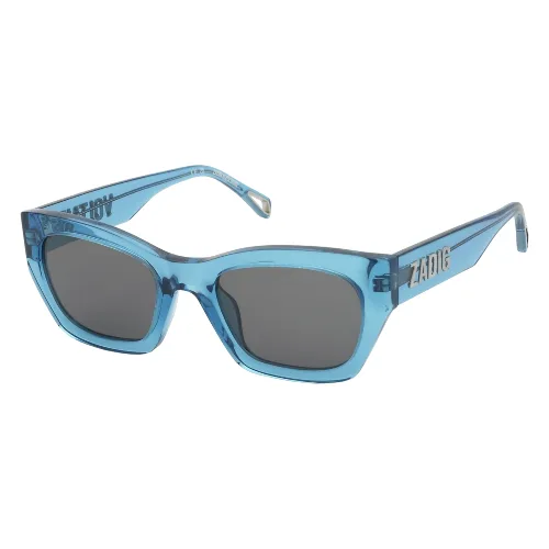 Okulary ZADIG&VOLTAIRE SZV371-520U11. Okulary przeciwsłoneczne, Kolor niebieski. Kobieta.