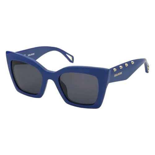Okulary ZADIG&VOLTAIRE SZV409-520D82. Okulary przeciwsłoneczne, Kolor niebieski. Kobieta.