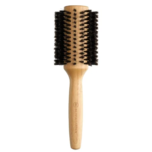 Olivia Garden BAMBOO TOUCH Szczotka Do Modelowania Blowout Boar Okragłe szczotki do włosów 1 ct