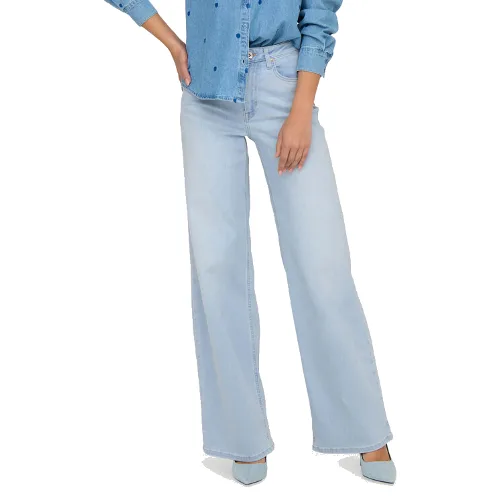 ONLY Jeansy Madison 15338289 Błękitny Wide Leg
