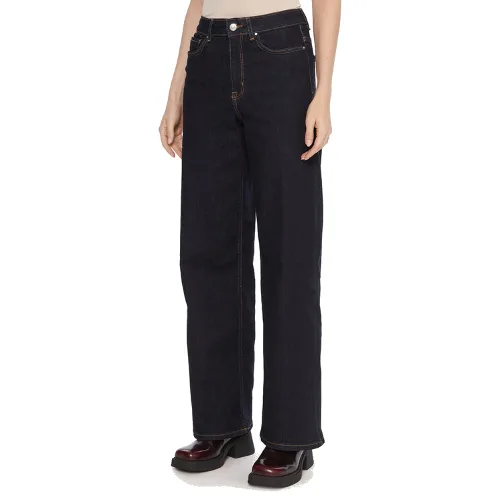 ONLY Jeansy Madison 15352206 Granatowy Wide Leg