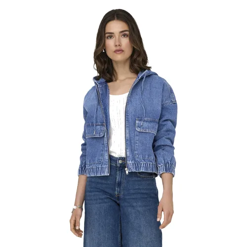 ONLY Kurtka jeansowa Kenzie 15356696 Niebieski Regular Fit