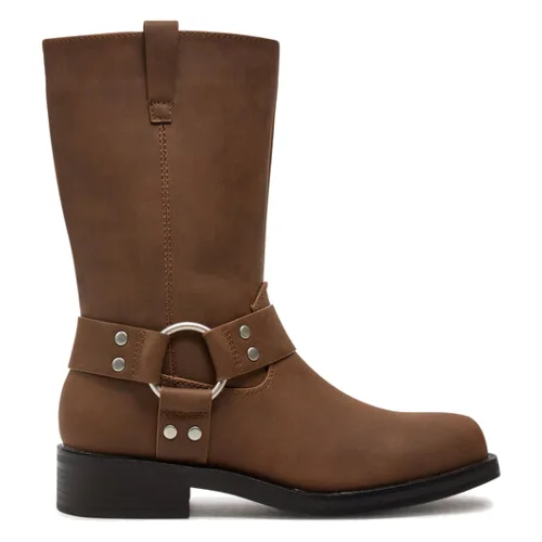 ONLY Shoes Botki 15329812 Brązowy