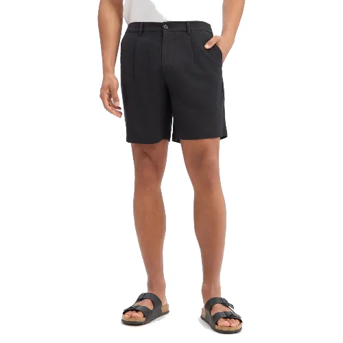 Only&Sons Bermudy z zawartością lnu - ONSLou Eno Mężczyźni len czarny, L