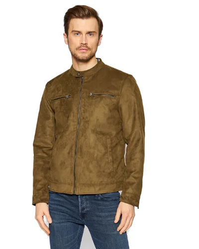 Only & Sons Kurtka z imitacji skóry Willow 22021446 Brązowy Regular Fit