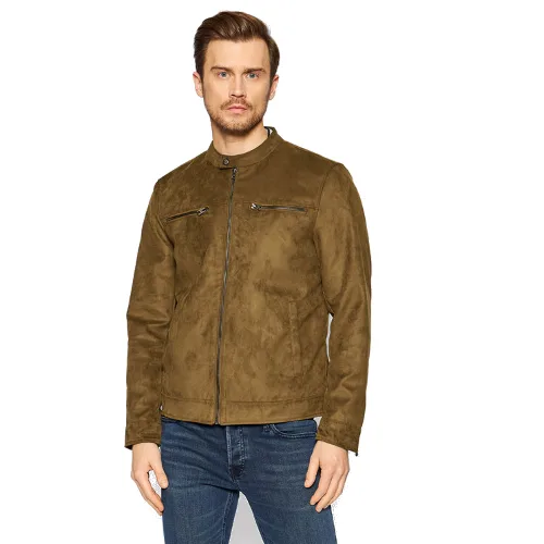 Only & Sons Kurtka z imitacji skóry Willow 22021446 Brązowy Regular Fit