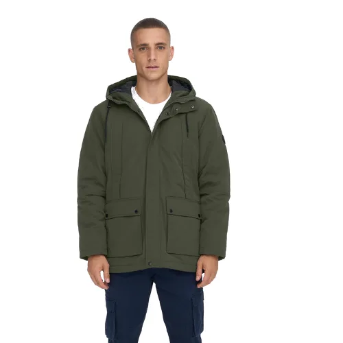 Only & Sons Kurtka zimowa 22022654 Szary Regular Fit