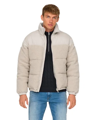 Only & Sons Kurtka zimowa 22030456 Beżowy Regular Fit