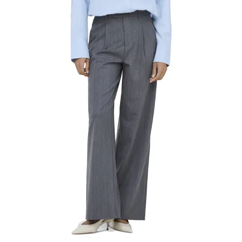 ONLY Spodnie materiałowe Jackie 15364312 Szary Wide Leg