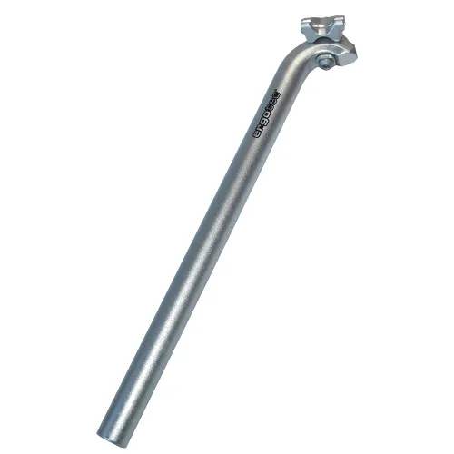 Opatentowana sztyca podsiodłowa Hook 4, Ø25,4 mm, 400 mm, srebrna