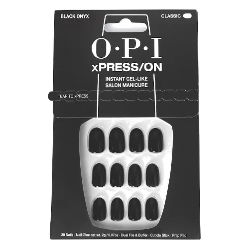 OPI xPRESS/ON xPress/on sztuczne paznokcie Stylizacja paznokci 1 ct NOIR
