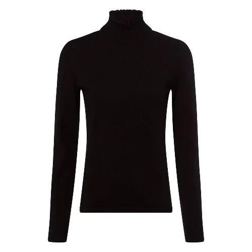 Opus sweter z dzianiny - Polluna Kobiety czarny