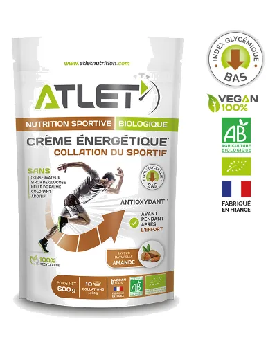 Organiczny migdałowy krem energetyczny (600g)