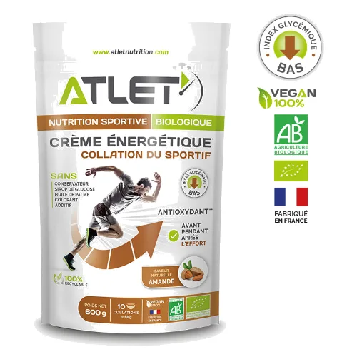 Organiczny migdałowy krem energetyczny (600g)