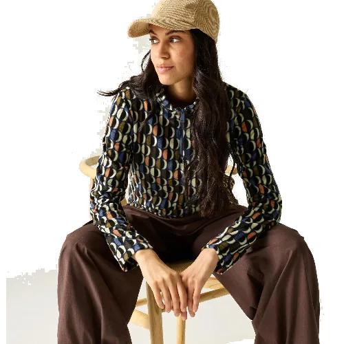 Orla Kiely Printed Half Zip Fleece