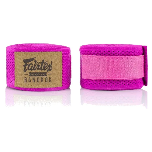 Owijki Bokserskie Fairtex - Bandaże HW4 Różowe 4,5m