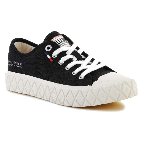 Palladium Palla Ace Canavas BLACK/WHITE ASPARAGUS 77014-053-M