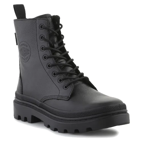 Palladium Pallatrooper Off Lth 77972-001-M Black/Black