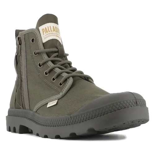 Palladium Pampa Detroit Zip 79500-325-M Olive Night