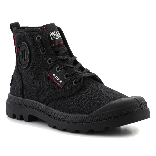 Palladium Pampa Hi Patch 79117-008-M Black